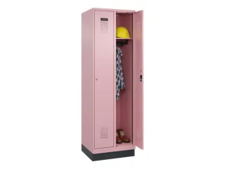 locker,HxBxD 1950x600x500mm,2vak,vak B 300mm,cil.-slot,sokkel - 1