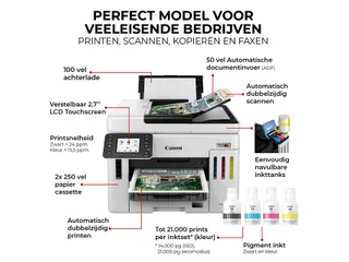 Multifunctional inktjet printer Canon MAXIFY GX7150 - 9