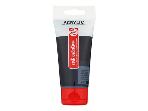 Acrylverf Talens Art Creation 701 ivoorzwart tube à 75ml