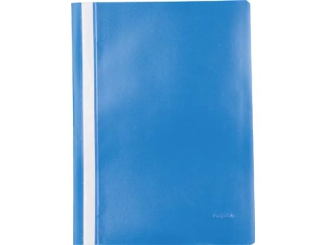 snelhechtmap ft A4 PP donkerblauw, pak van 5 stuks