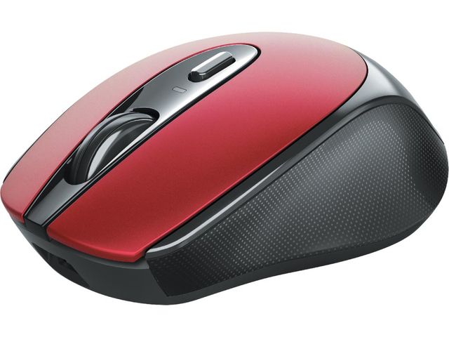 oplaadbare draadloze muis Zaya, rood | PCrandapparatuur.be