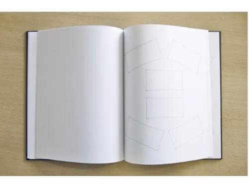 Receptiealbum Kangaro 26x21cm vakverdeling zwart