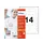 Naambadge Avery Office 43x81 20 x rood met clip