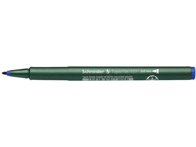 Fibrepen Schneider Topwriter 157 0,8mm bleu