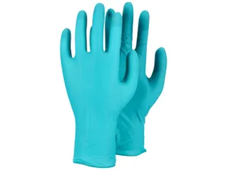 Tegera 84510 nitril wegwerphandschoenen groen maat 11, doos 100 stuks - 1