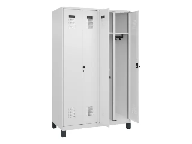 locker voor scheiding van kleding,HxBxD 1950x1200x500mm,4vak