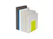 Boekensteun MAUL 10x10x13cm acryl set 2 neon geel transparant