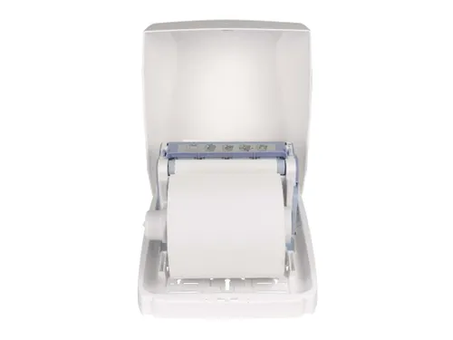 Handdoekdispenser papieren rol MAULcare Autocut Wit