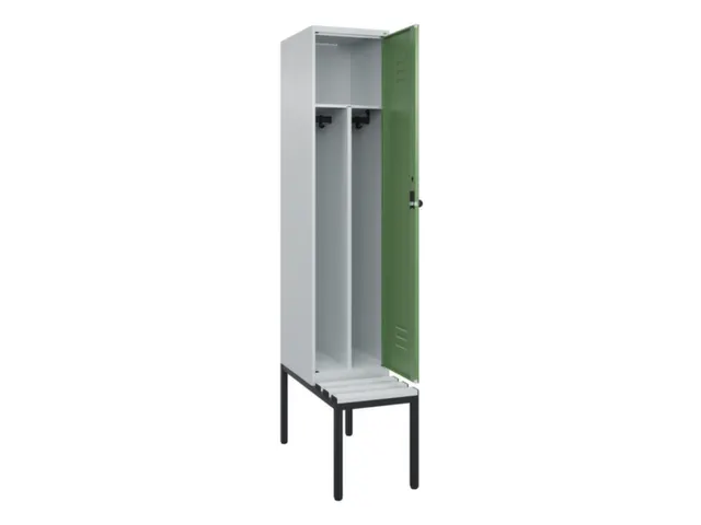 locker voor scheiding van kleding,HxBxD 2120x400x815mm,1vak
