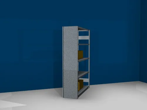 zijwand,v. inhaakstelling,HxD 2000x400mm,verzinkt,perforatieplaat