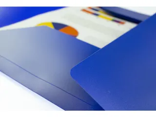 Elastomap Kangaro A4 PP volle kleur blauw - 6