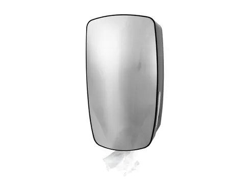 Rvs/kunststof Poetsrolhouder Centerfeed Mini