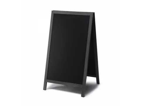 Krijtstoepbord Zwart 68x120cm