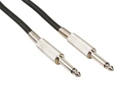 Luidsprekerkabel - Jack 6.35mm Naar Jack 6.35mm - Mono - 3m - Blauw
