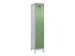 locker voor scheiding van kleding,HxBxD 1950x400x500mm,1vak