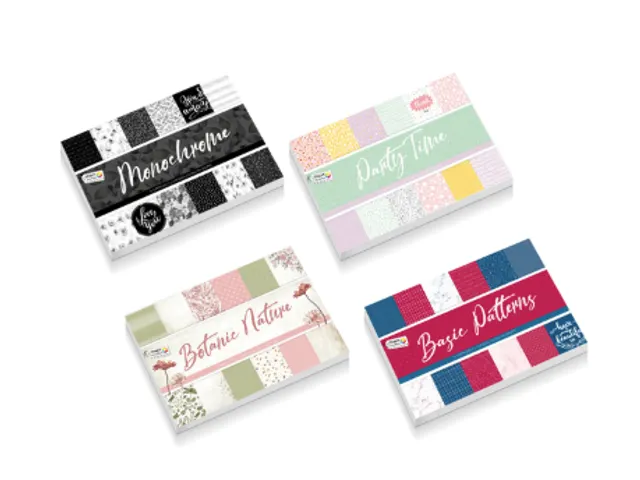 Designboek Craft 4x assorti 11.5x16.5cm 24 vel