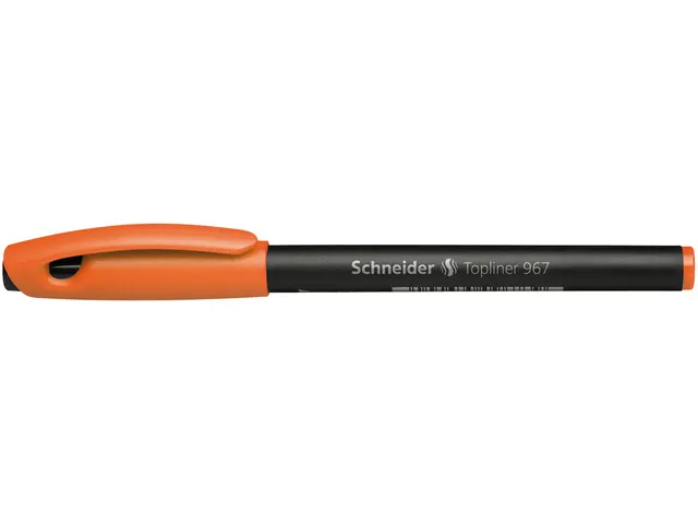 fineliner Schneider Topliner 967 0.4mm oranje