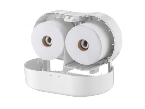 Toiletpapier Dispenser Wit 2 rollen