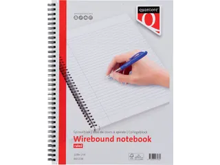 Spiraalblok Quantore A4 lijn spiraal 100vel 70gr - 5