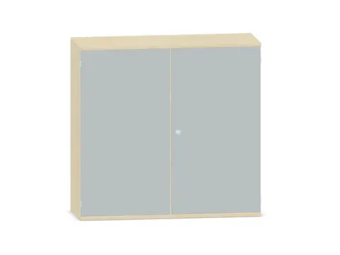 Kantoorkast 1150x1200x430mm Decor Romp Esdoorn Decor Front Lichtgrijs