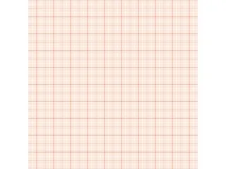 Schrijfonderlegger van papier, Graph, millimeter geruit, wit/oranje, 5 - 6