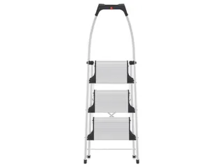 vouwtrapje bordes H 740mm 3treden aluminium - 4