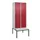 locker voor scheiding van kleding,HxBxD 2120x800x815mm,2vak