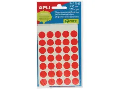 Apli Ronde Etiketten Ø13mm Rood