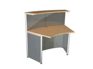 Balieprogramma Genua Basiselement Staal 1150x1180x700mm R45° - 1