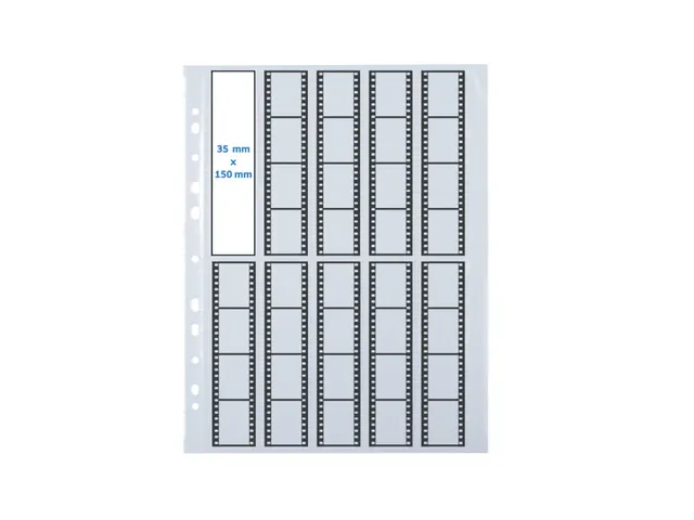 Herma 7768 Insteekhoes voor 10x4 negatieven 100 Stuks Negatievenhoes