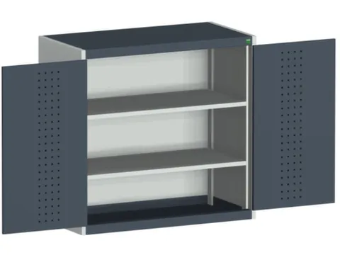 kast met perforaties HxBxD 1000x1050x525mm 2xStalen bodem Ral7016