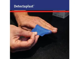 Detectaplast Zelfklevend schuimverband 6cm x 4,5mtr, blauw - 7