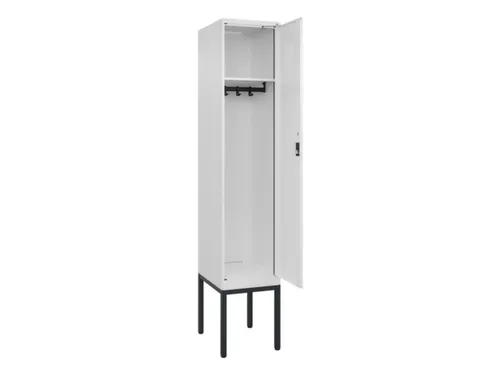 locker,HxBxD 2120x400x500mm,1vak,vak B 400mm,cil.-slot,voetonderstel