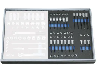 2005 CT2-TX 30 Dopsleutelset 3/8 inch in controlemodule,52-delig - 2