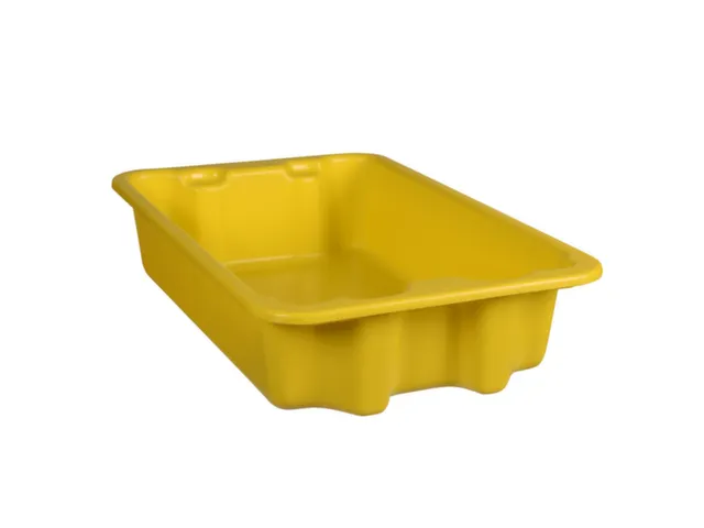 Bac Gerbable/emboîtable Pp Hxlxl 135X590X380Mm 18L Jaune