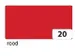 Fotokarton Folia 300gr 50x70cm 20 vuurrood