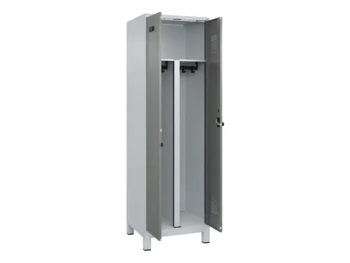 PBM-locker,HxBxD 1950x600x500mm,2vak,vak B 300mm,draaigrendel