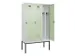 armoire vestiaire noir et blanc,HxlxP 2120x1200x500mm,3compart.