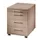 mobiel ladeblok,HxBxD 590x428x580mm,4lade(n),cil.-slot,romp notenboom