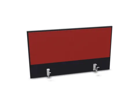 opzetpaneel bureau aanbouw achter B 1000mm CC-zwart BN4011-rood