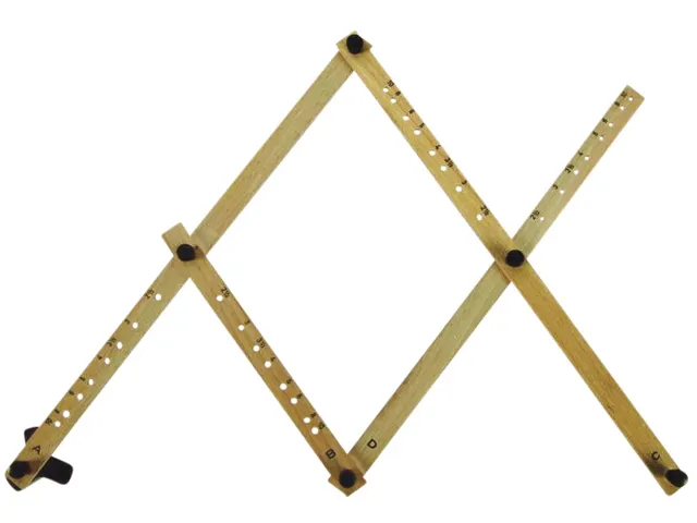 Pantograaf Rumold P4 hardhout lengte 34cm grijs gespoten