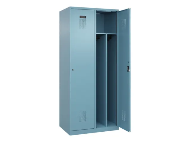 locker voor scheiding van kleding,HxBxD 1850x800x500mm,2vak