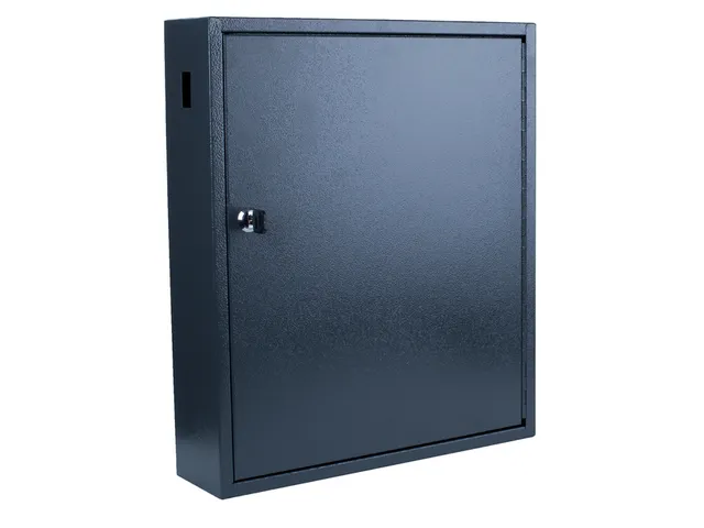 Sleutelkast Pavo deluxe 150 haken 450x380x110mm Cilinderslot grijs