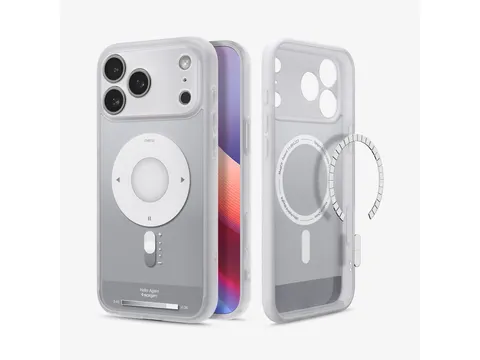 Ultra Hybrid MagFit iPhone 17 Pro Max Hoesje MagSafe Zilver