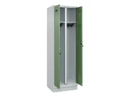 locker voor scheiding van kleding,HxBxD 1950x600x500mm,2vak