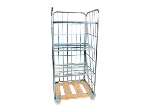 rolcontainer,draagverm. 500kg,HxLxB 1800x810x724mm,nuttige H 1600mm