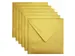 Envelop Papicolor 140x140mm Goud gegomd