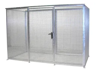 Gasflessendepot Staal/gaas Hxbxd 2060x3100x1500mm Voor 78 Gasflessen - 1