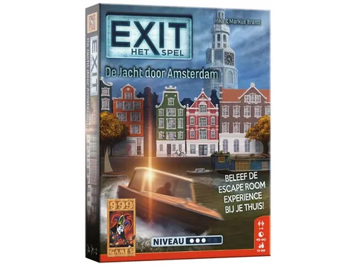 999Games Breinbreker Spel EXIT De Jacht door Amsterdam 12+