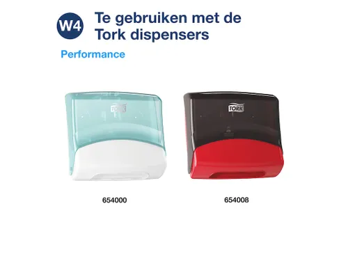 Reinigingsdoek Tork 530179 Heavy-Duty W4 multifunctioneel nonwoven